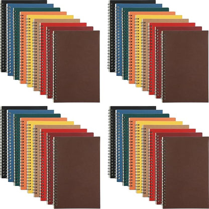 Yahenda 36 Pcs Spiral Notebook Bulk A5 Journal Lined 8.3'' x 5.5'' Writing by Yahenda