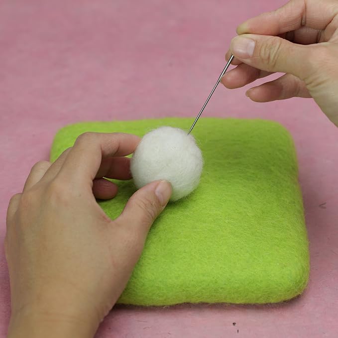 Woolbuddy Needle Felting Wool Mat – 6x6x1.5 Inch Pad - Image 4