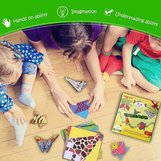 308 Sheets Origami Paper Kit, 5.5inch Craft Origami Set - Image 6