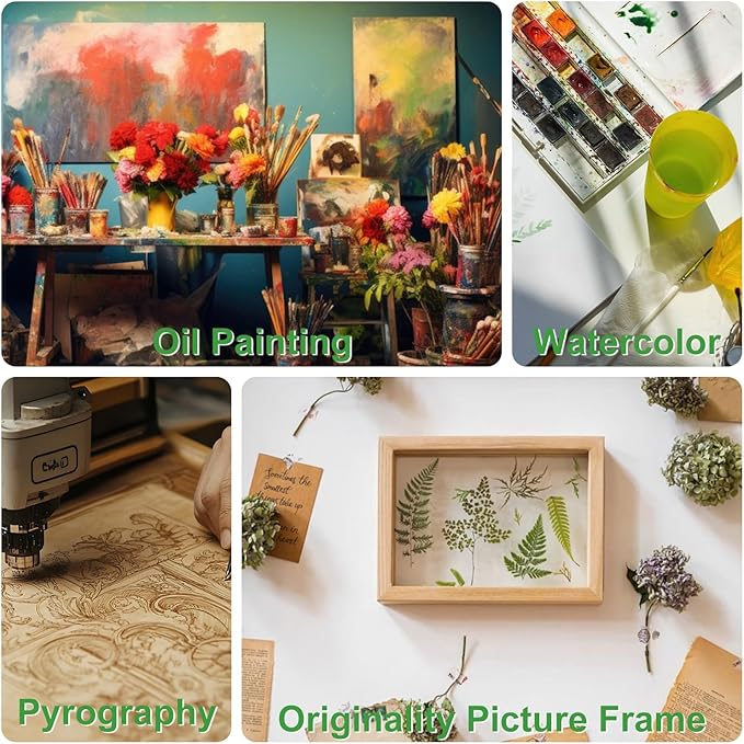 6 Pack 11 x 14 Inch Unfinished Wood Panels, Wooden Panel Boards - Image 7