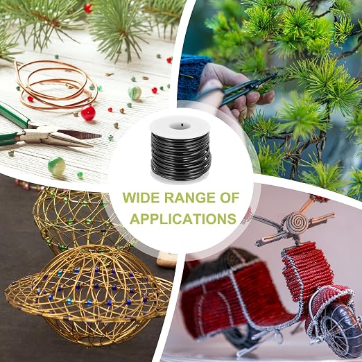 MECCANIXITY 9 Gauge Anodized Aluminum Craft Wire Bendable Bonsai Training Wire - Image 6