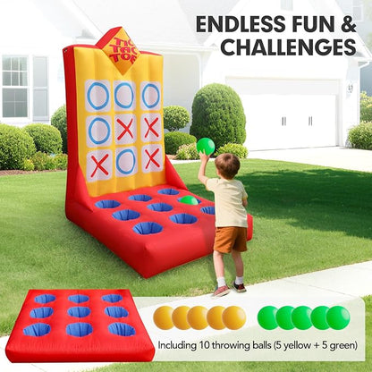 Inflatable Carnival Game with Built-in Blower, Portable Fun Toss Game - Image 3