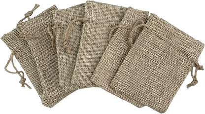 Palmhomee Pack Of 25 Burlap Gift Bags - Image 3