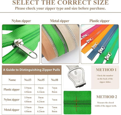 Vintrex 60 Pcs Zipper Repair Kit - Image 3