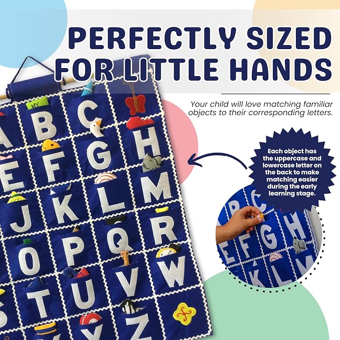 Pockets of Learning ABC Felt Wall Hanging Chart - Image 3