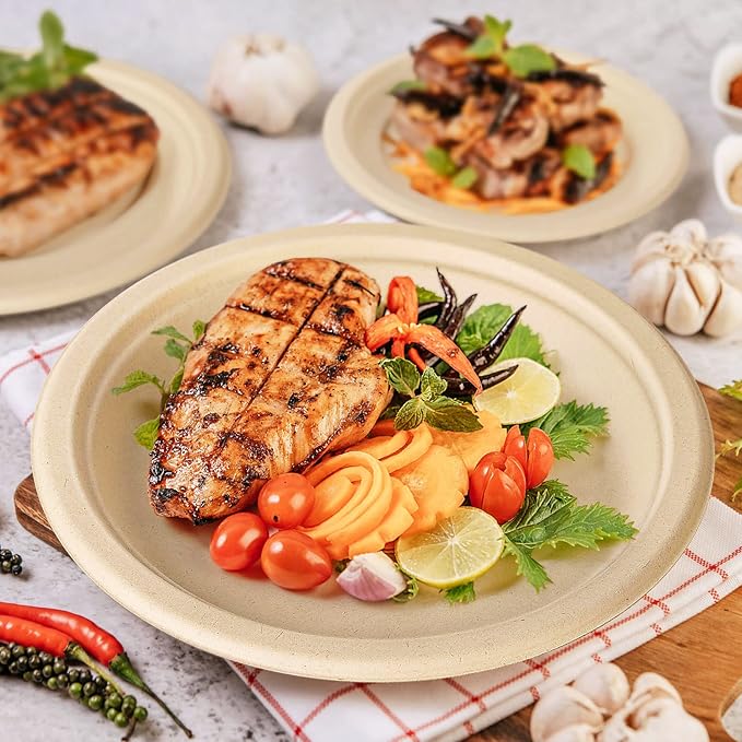 Gezond Compostable Paper Plates - Image 6
