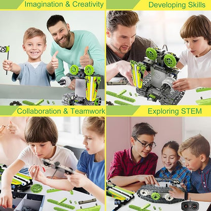 BIRANCO. Remote Control Tracked 3in1 Stunt Racer Building Kit - Image 4