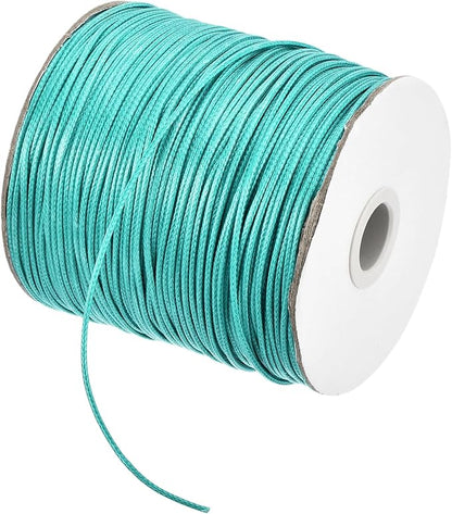 MECCANIXITY Waxed Cord 1.5mm Waxed Polyester Cord 175 Yard Wax String by MECCANIXITY