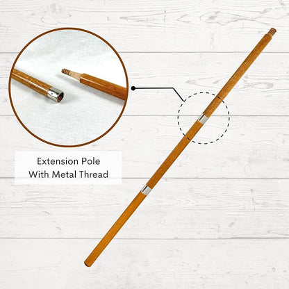 3PC Paint Roller Extension Pole 42" Extendable Pole Pack of 2 Paint Brush - Image 3