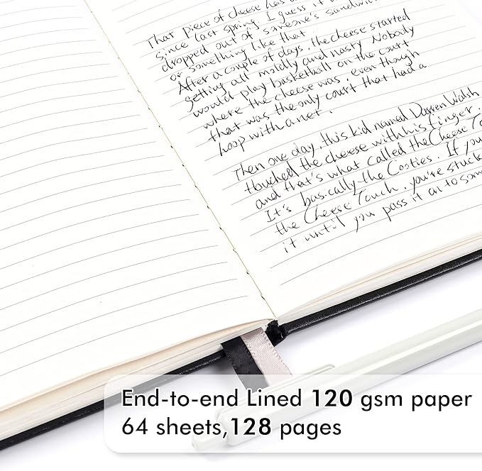 5 Pack Journal Notebook Bulk for School, Feela Hardcover Business Notebooks - Image 3