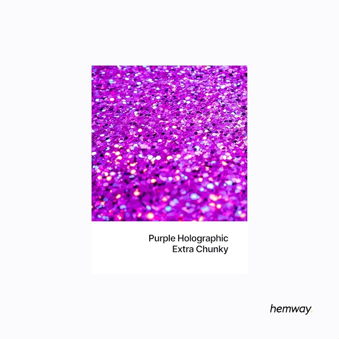 Hemway Polyurethane & Epoxy Resin Glitter 100g / 3.5oz Metallic Crystal Flake - Image 2