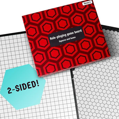 The Authentic Role-Playing Game Board by Hexers, Mat Alternative, Compatible by Hexers