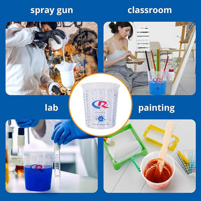 Paint Mixing Cup 20 Ounce, Accurate Measurements in Ratios and OZ. and ML - Image 2