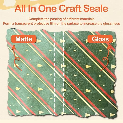 Crafts Sealer Gloss Finish, 200ml All Purpose Craft Glue, and Finish, All in - Image 4