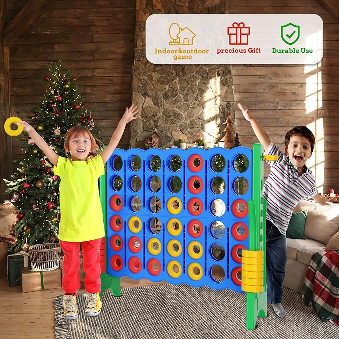 Oversized 4 in a Row Connect Game+Waterproof Carry Bag, Included-4 ft X 3.5 ft - Image 5