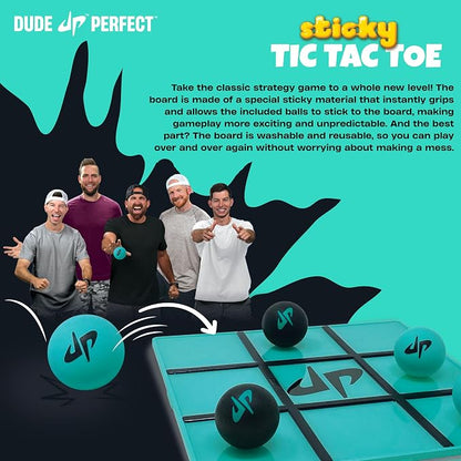 Dude Perfect Sticky Tic Tac Toe, Kids Tabletop Activity, - Image 2