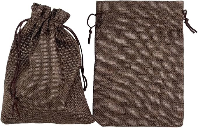 Palmhomee Pack of 25 Burlap Gift Bags - Image 2