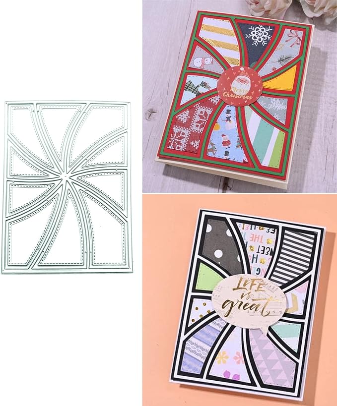 Mvchifay Cutting Dies for Card Making Metal Die-Cuts Scrapbooking Tool Hollow by MVCHIFAY