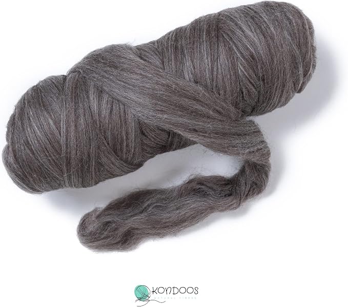 Kondoos Multi Colored Natural Wool roving, 1 lb. Best Wool - Image 4