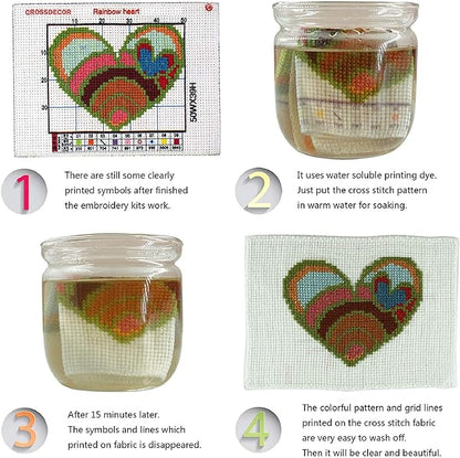 Dimensean Stamped Cross Stitch Kits Full Range of Embroidery Patterns Starter - Image 6