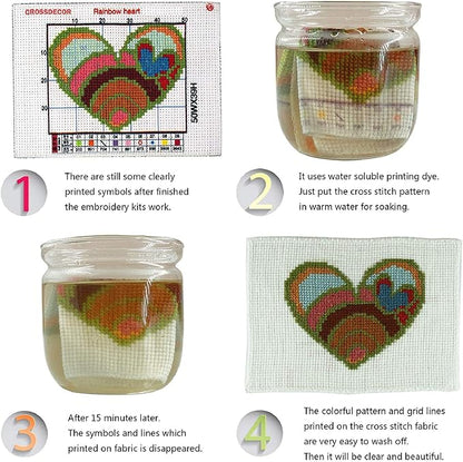 Dimensean Stamped Cross Stitch Kits Full Range of Embroidery Patterns Starter - Image 6