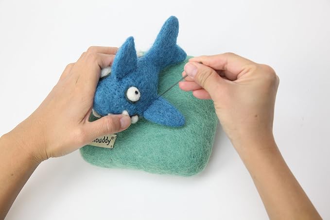 Woolbuddy Needle Felting Wool Mat – 6x6x1.5 Inch Pad - Image 6