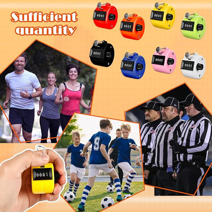 24 Pcs Hand Tally Counter 4 Digit Mechanical Finger Counter Clickers Resettable - Image 6