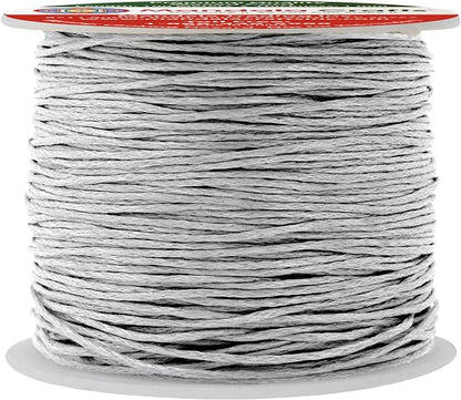 Mandala Crafts 1mm 109 Yards Silver Cotton Waxed Cord by MandalaCrafts