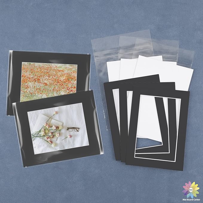Mat Board Center, 16x20 for 11x14 Black Picture Mat Sets - Image 7