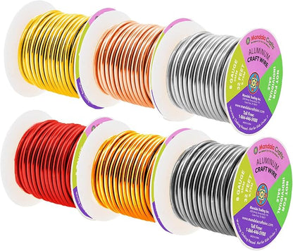 Mandala Crafts 8 Gauge Anodized Aluminum Craft Wire - Image 2