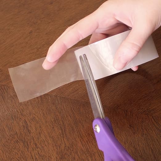 BookGuard 1.5 Inch Transparent Bookbinding Tape, Stretchable and Clear - Image 3