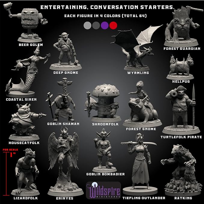 Wildspire Fantasy Monsters & Bookish Dragon - Image 4