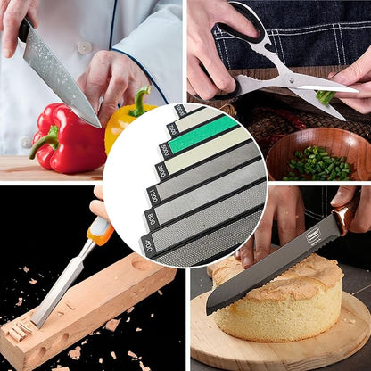 RUIXIN PRO 8 Pcs Diamond Knife Sharpening Stones - Image 6