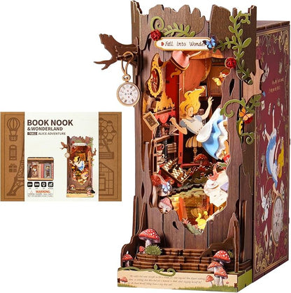 ROBOTIME Book Nook Kit, Fairy Tale Princess DIY Miniature House Kit, Fall into by ROBOTIMEBuildingThingstoLife
