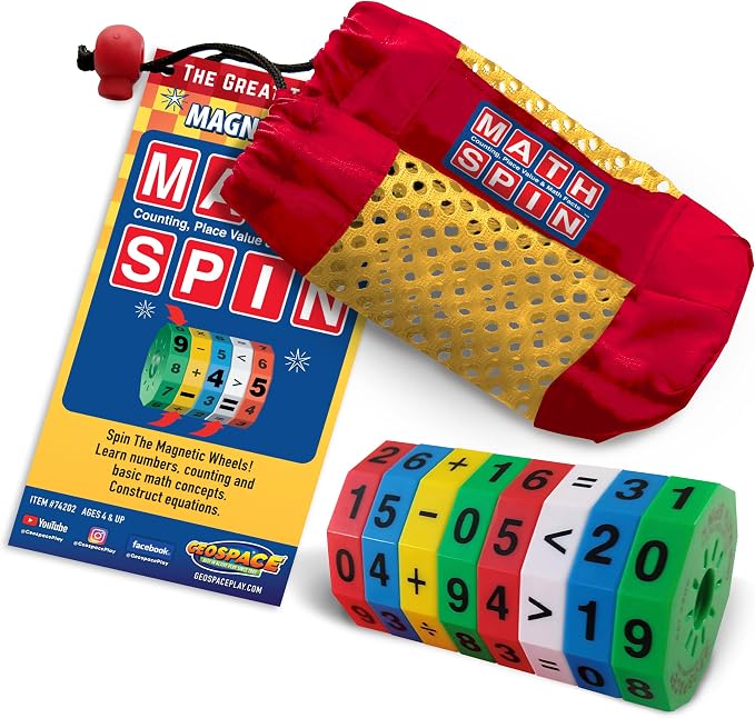 Geospace Original Math Spin Educational Travel Edition by Geospace