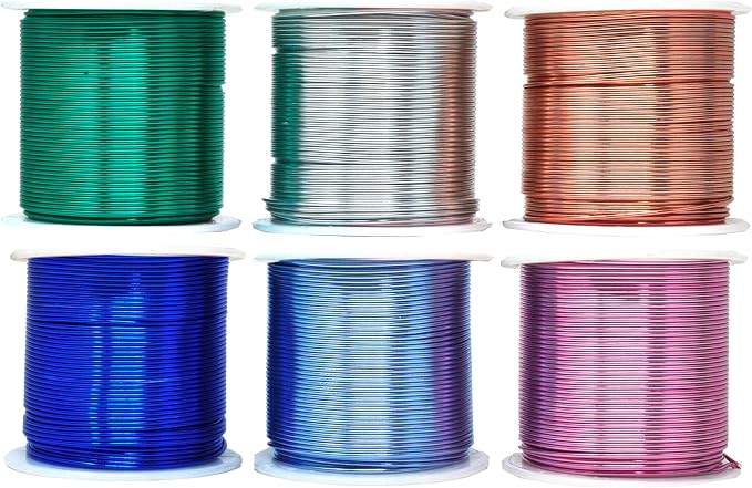 Mandala Crafts 18 Gauge Anodized Aluminum Craft Wire by MandalaCrafts