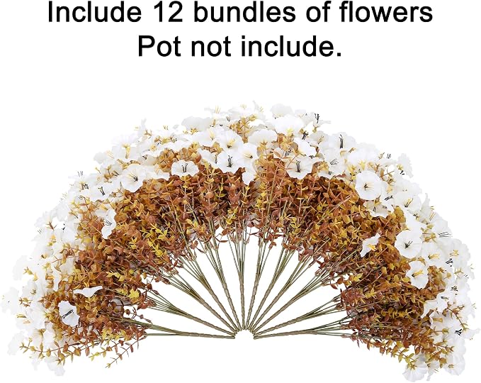 Fake Mums Fall Artificial Flowers Plants - Image 5