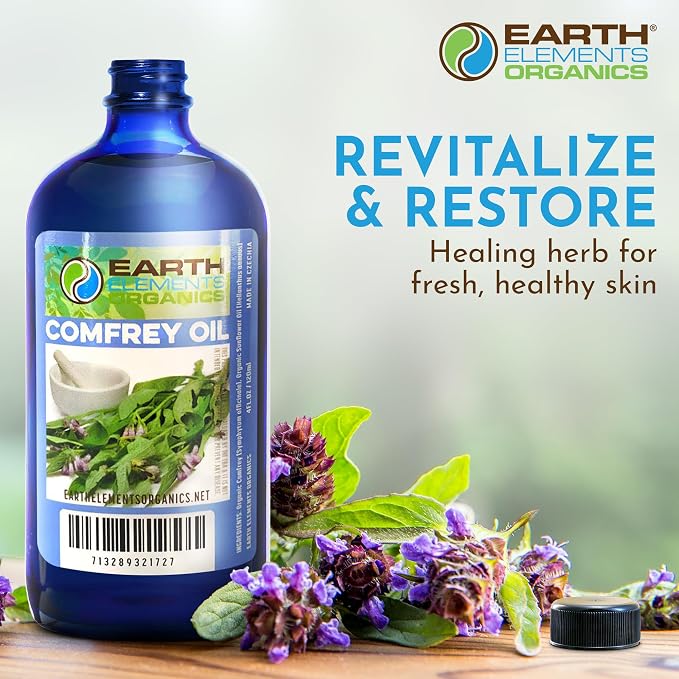Comfrey Oil Raw with Sunflower Oil, Pressed Herbal Remedy, Support - Image 6