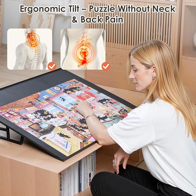 WELGEE 1000-Piecce Tilting Puzzle Board - Image 4