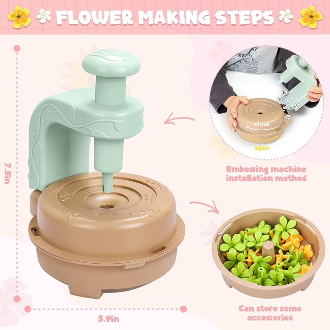 Fabric Flower Bouquets Toys, DIY Craft Kits Toys - Image 2