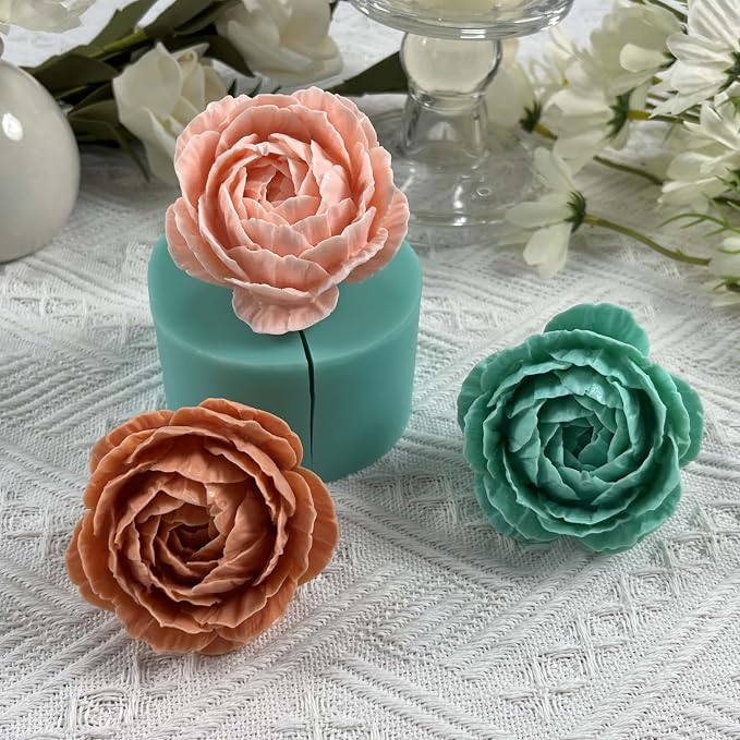 Blossom 3D Flower Crystal Epoxy Mold, Flower Resin Silicone Molds, Decorated - Image 5