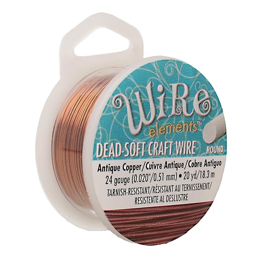 The Beadsmith Wire Elements Craft Wire – Tarnish Resistant, Soft Temper by TheBeadsmith