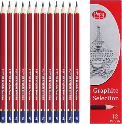 Pepy Graphite Professional Drawing Pencils by Pepy