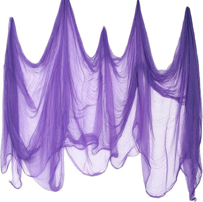 Boao Halloween Cheese cloth 39.37 x 393.7 Inch Purple Cheesecloth Roll by Boao