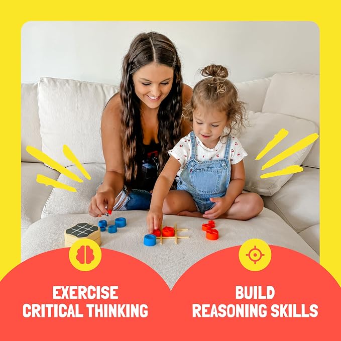 GiiKER Tic Tac Toe Bolt Game, Original 3-in-1 Handheld Puzzle Game, Portable - Image 4