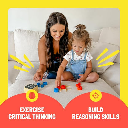 GiiKER Tic Tac Toe Bolt Game, Original 3-in-1 Handheld Puzzle Game, Portable - Image 4