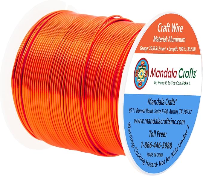 Mandala Crafts 20 Gauge Anodized Aluminum Craft Wire - Image 2