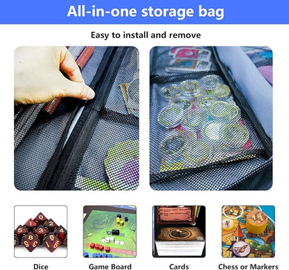 17-Pocket Board Game Organizer Carry Case - Image 5