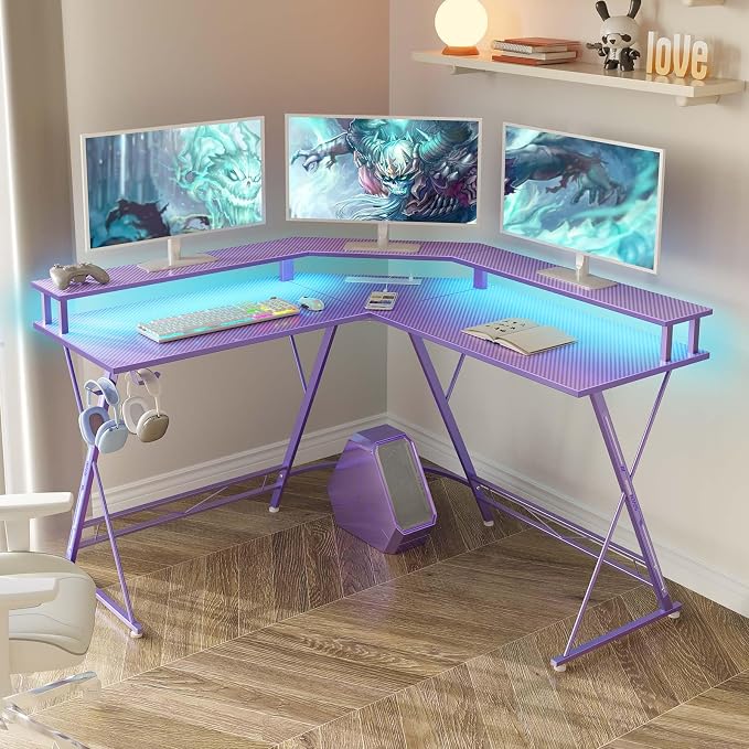 SEVEN WARRIOR Gaming Desk 50.4” - Image 2