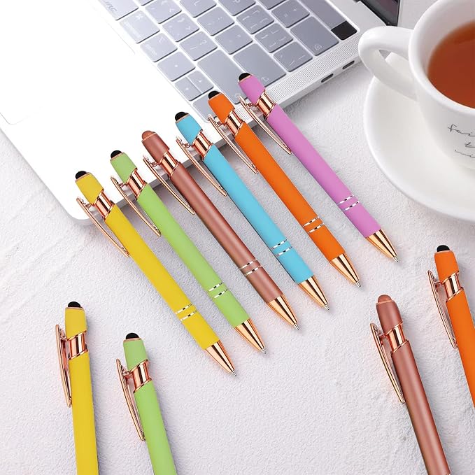 12 PCS 2 in 1 Stylus Ballpoint Pen - Image 6